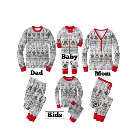 Christmas Family Matching Pajamas Set Adult Star Wars Sleepwear Nightwear