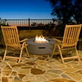 thumbnail image 4 of Concrete Look Aluminum Fire Table, Round, 4 of 9