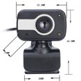 thumbnail image 3 of Graflsoa Rotatable HD USB Webcam with Built-in Microphone for Video Conferencing, Online Classes, and Telemedicine, Plug-and-Play for PC and UC Platforms, Adjustable Clip Base, 640x480 Resolution,, 3 of 6