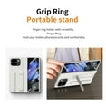 thumbnail image 7 of ELEHOLD Case for Google Pixel 9 Pro Fold, Anti-Drop Thin Hinge Protection Screen Protector Case with Strap & Kickstand,White, 7 of 7