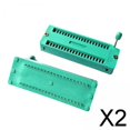 thumbnail image 1 of Zócalo del circuito integrado ZIF,Zócalo ZIF universal de 40 pines para 40 PIN,Adaptador de prueba de zócalo IC universal ZIF Zip,Zócalo IC de placa de prueba de 40 2 piezas, 1 of 8