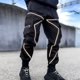 thumbnail image 4 of Pantalones cargo negros multibolsillos para hombre, estilo hip hop, para senderismo al aire libre, color blanco, talla grande, estilo Y2k, estilo emo oversize, 4 of 5