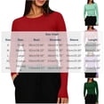 thumbnail image 2 of ATENAR Womens Tops,Tops for Women,Soft,Stretch Fabric,Warm,Comfort Fit,Purple,M, 2 of 7