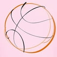 thumbnail image 3 of CafePress - BASKETBALL *9* {Orange} Kids Dark T Shirt - Light T-Shirt Kids XS-XL, 3 of 4