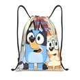 thumbnail image 1 of Zufioo Bluey Sac de Sport Imprimé Sac de Gym à Cordon Lavable en Machine Sac à Dos à Cordon pour Hommes Femmes-Moyen, 1 of 6