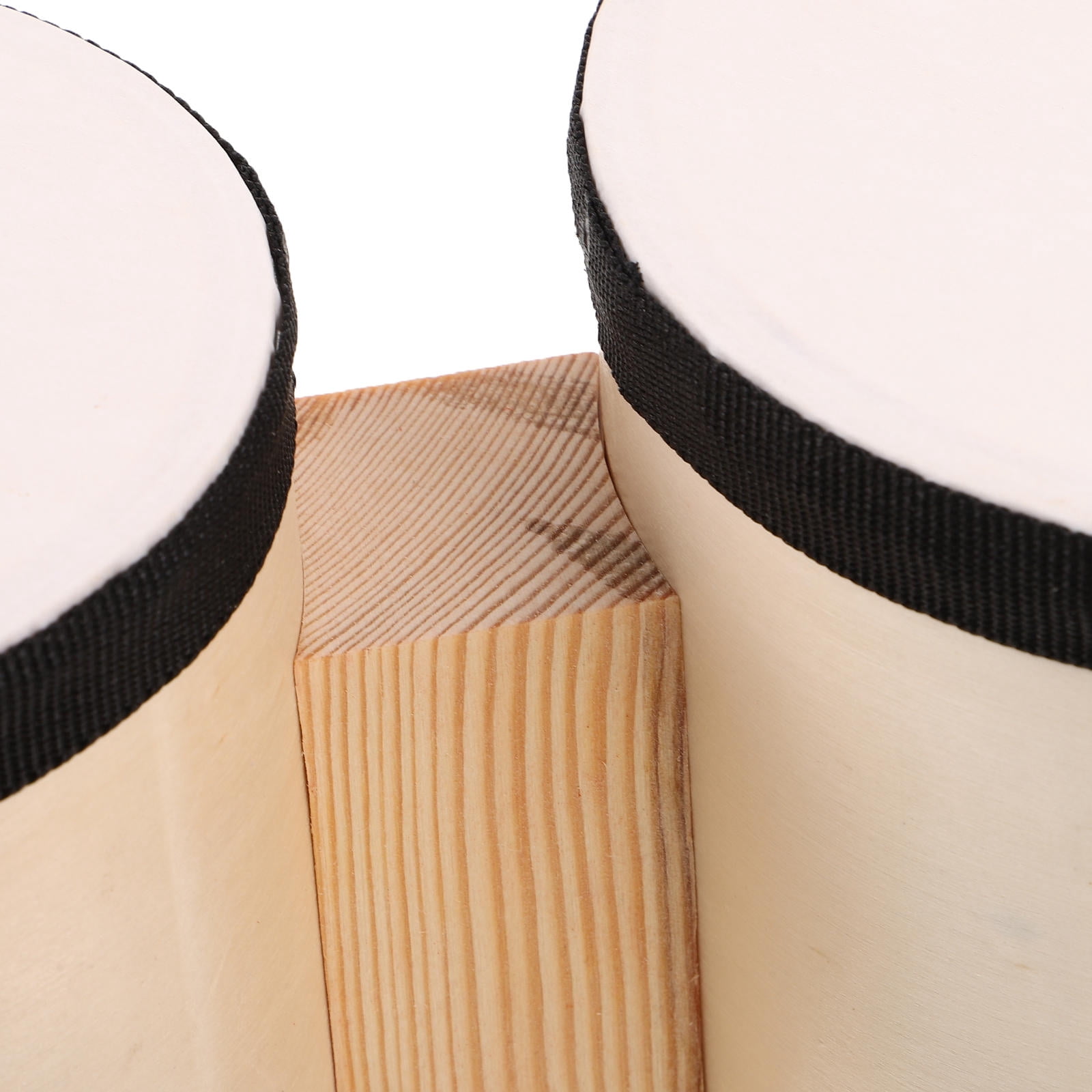 ELAYARD 1Sets Portable Wooden Bongos Drum with for Music Party