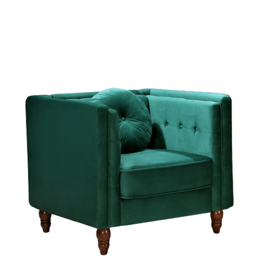Evendale 35" Wide Tufted Velvet Armchair