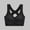 Black, variant on Xdegoge Seamless Bras for Women Wireless Soft Supportive Training Racerback Comfort Sports Bra No Underwire Yoga Running Bralettes with Removable Pads
