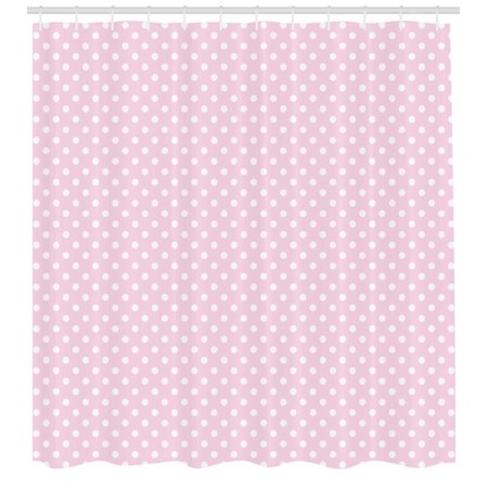Polka Dots Shower Curtain Tiny Little Retro Polka Dots Vintage