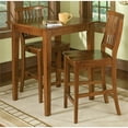 thumbnail image 4 of Homestyles Arts & Crafts Wood Bistro Table in Brown, 4 of 21
