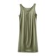 thumbnail image 2 of Camisón de poliéster para mujer, vestido informal holgado de verano, sin mangas, color liso, para casa, 2 of 3