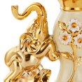 thumbnail image 3 of Jarrón decorativo dorado, recipiente de cerámica para regalo, accesorios de , de para decoración de escritorio del hogar, mesa Izquierda Gloria florero europeo, 3 of 9