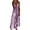 Purple, variant on Womens Summer Boho Sleeveless Gradient Color Dress Ladies Casual Long Maxi Dresses Sexy V Neck Beach Holiday Party Cocktail Swing Dress Sundress S-5XL