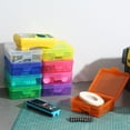 thumbnail image 6 of Novelinks Plastic Storage Box Containers Pencil Box, Colorful, 18 Pack, 6 of 11