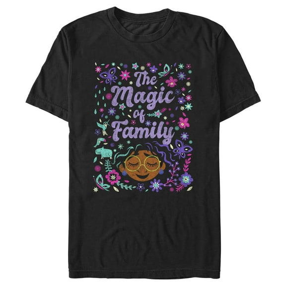 Men's Encanto Mirabel The Magic of Family Graphic Tee Black X Large
