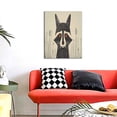 thumbnail image 4 of Sikiie Retro Raccoon Graphic Print Print Canvas Decorative Hanging Painting, Anti-shrinkage Hanging Frame, Suitable for Home, Office Wall Decorations, 4 of 6