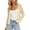 Beige, variant on Women's Tie Front Hollow Out Long Sleeve Knit Top, Lightweight Open Front Cardigan Jacket with Cropped Length, for Spring Fall Layering or Casual Outings Black