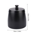 thumbnail image 4 of Mnjin Outdoor Ashtray With Lid, Smokelesss Stainless Steel Ashtray With Lid, Windproof, Suitable For Outdoor Terrace Family C, 4 of 5