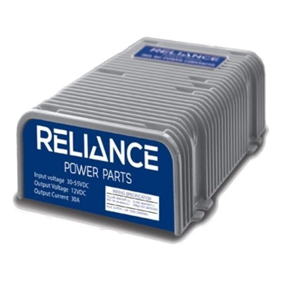 Reliance Power Parts 13-030 - 30 Amp Golf Cart Voltage Reducer (36v/48v to 12v) - 360 Watts! with Dual Power Source