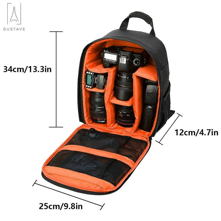 Gustave Large DSLR Camera Bag, Waterproof, Shockproof for Gustave Large DSLR Camera Bag, Waterproof, Shockproof for