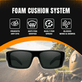 thumbnail image 3 of Bikershades Motorcycle Riding Safety glasses Foam Padded Mens Sunglasses Biker Wrap Around Goggles, 3 of 8