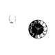 thumbnail image 5 of Soporte De Hierro Para Botellas De Vino Y Reloj De Pared Acrílico, Organizador Decorativo Para Exhibición De Bebidas Para Adultos, Silencioso, Fácil De Leer, Simple, Redondo, De Metal, Para, 5 of 8