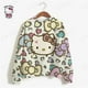 thumbnail image 3 of Sudadera informal con estampado de HELLO KITTY para mujer, sudaderas holgadas de manga larga con dibujos animados a la moda, ropa de calle Y2k, jerséis de otoño 2024 para mujer, 3 of 5