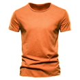 thumbnail image 1 of Camiseta 100% de algodón de calidad de marca para hombre, camisetas con cuello en V y diseño de moda, camisetas sólidas ajustadas, camisetas para hombre, camisetas de manga corta para hombre Tan Jianjun unisex, 1 of 2