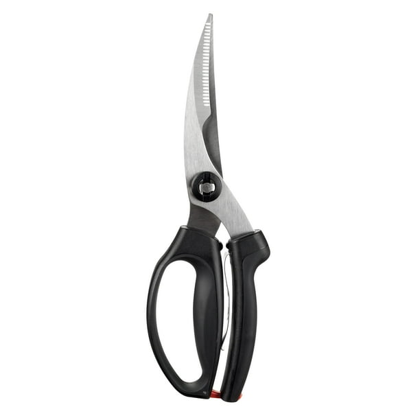 Tijeras para aves de corral OXO Good Grips con resorte, negras