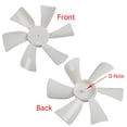 thumbnail image 4 of ZheElen 2Pack 6Inch Replacement White Vent Fan Blades for RV Bathroom Vent Fan Replacement Vent Fan, 4 of 6