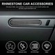 thumbnail image 3 of Car Door Handle Stickers Decorative Role Car Accessories Everyday Use Black Heat Glue Material Reflective At Night 4Pcs, 3 of 4