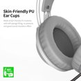 thumbnail image 2 of Ajazz AX120 - 7.1 Channel Stereo Gaming Headset Noise Cancelling Over Ear Headphones with Mic, 2 of 8