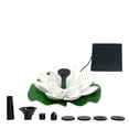 thumbnail image 1 of BotaniNest Lotuus Shaped Pond Founntain Decorative Floating Outdoor Water Feature Garden Pool Water Feature Combination, 1 of 6