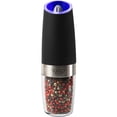thumbnail image 2 of KSL Gravity Electric Salt and Pepper Grinder (Black) - Battery Operated Auto Mill, Automatic Shaker with Light, 2 of 9