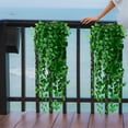 thumbnail image 5 of Honeeladyy Fake Hanging Plants, 41.33 Inches Artificial Hanging Plant, Faux Begonia Leaf Pothos Vines Hanging Plant Greenery for Wall Home Living Room Wedding Office Indoor Outdoor Decor, 5 of 5