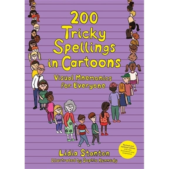 Pre-Owned 200 Tricky Spellings in Cartoons : Visual Mnemonics for Everyone - Uk Edition