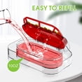 thumbnail image 4 of 2 Pack Window Hummingbird Feeder, Strong Suction Cup Hummingbird Feeder with 4 Feeding Ports, Easy to Clean and Refill Plastic Hummi, 4 of 6
