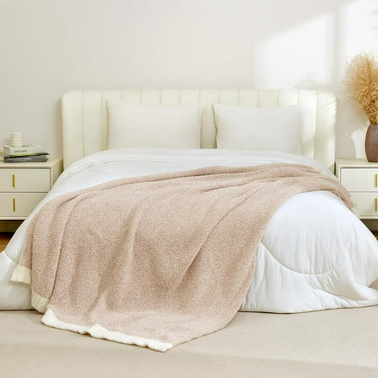 Heather bed throw sale