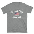 thumbnail image 1 of College Park Maryland Patriot Men's Cotton T-Shirt, 1 of 1