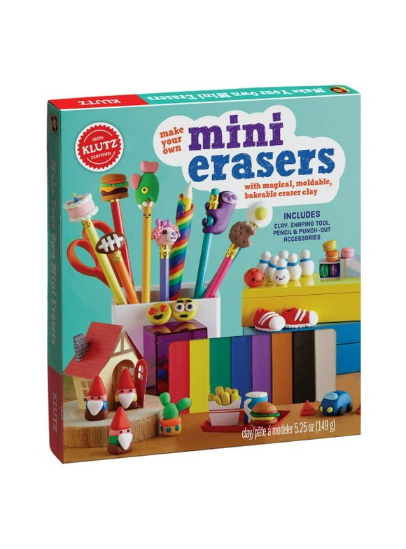 Make Your Own Mini Erasers Kit: With Magical, Moldable, Bakeable Eraser Clay (Other)