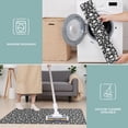 thumbnail image 6 of Black White Tiny Skull Pattern Kitchen Rugs Sets Of 3,Kitchen Runner Rugs Non Skid Washable,Decorative Kitchen Floor Mats for Kitchen,Sink,Laundry,17"x30"+ 17"x47" + 17"x59", 6 of 6