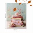 thumbnail image 3 of Qisvanset Vintage Cocktail Roses Books Canvas Art 15.75x11.81 Inches, 3 of 8