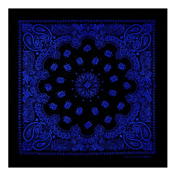 Giaone Unisex Paisley Bandanas Motorcycle Square Scarf Handkerchief Cowboy Wraps