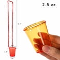 thumbnail image 2 of Paquete de 36 vasos de chupito con collares de cuentas, vasos de chupito de plástico para despedida de soltera, fiesta, cumpleaños, boda, fiesta temática para adultos, 2 of 5