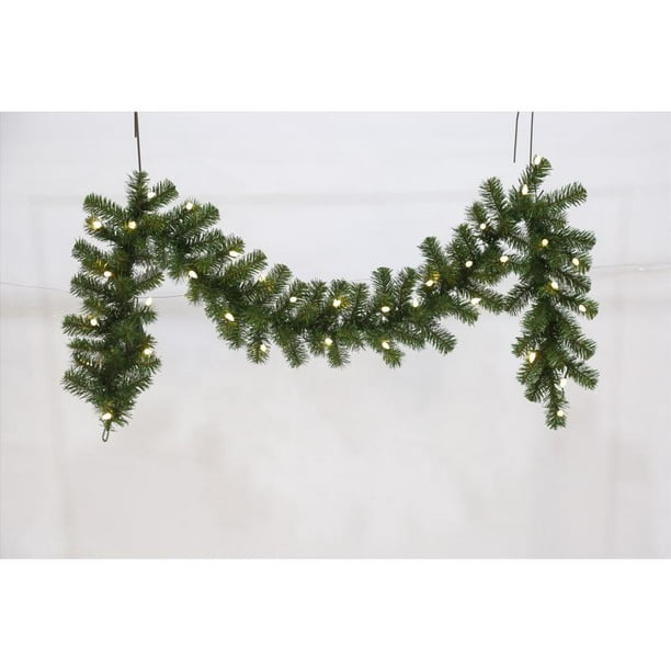 Garland Celebrations preiluminado, 6 pies, con 35 bombillas LED multicolores