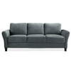 Lifestyle Solutions Alexa Rolled Arms Sofa, Gray Fabric