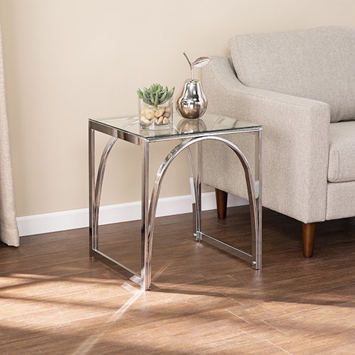 Sarsden Square GlassTop End Table