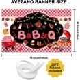 thumbnail image 4 of BBQ Baby Shower Backdrop Baby Q Baby Shower Party Decorations It’s A BabyQ Gender Reveal Barbecue Picnic Party Decorations Banner 70.8 x 43.3 Inch, 4 of 8