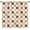 Colorful, variant on Check Curtains, Brown Red Tartan Plaid Retro Geometry Window Treatments, Rod Pocket Thermal Insulated Drapes 2 Panel Sets for Bedroom Living Room Kitchen, 55" W X 39" L