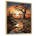 thumbnail image 2 of Designart "Surreal Baobab Dreamscape I" Tree Baobab Floater Framed Canvas Art Print, 2 of 5